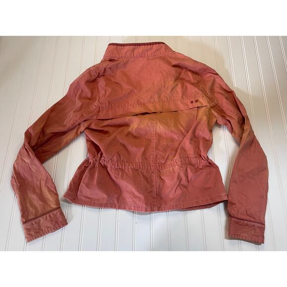 Anthropologie Hei Hei Utility Jacket Salmon Color Pockets - Size Women's Medium - Picture 2 of 7